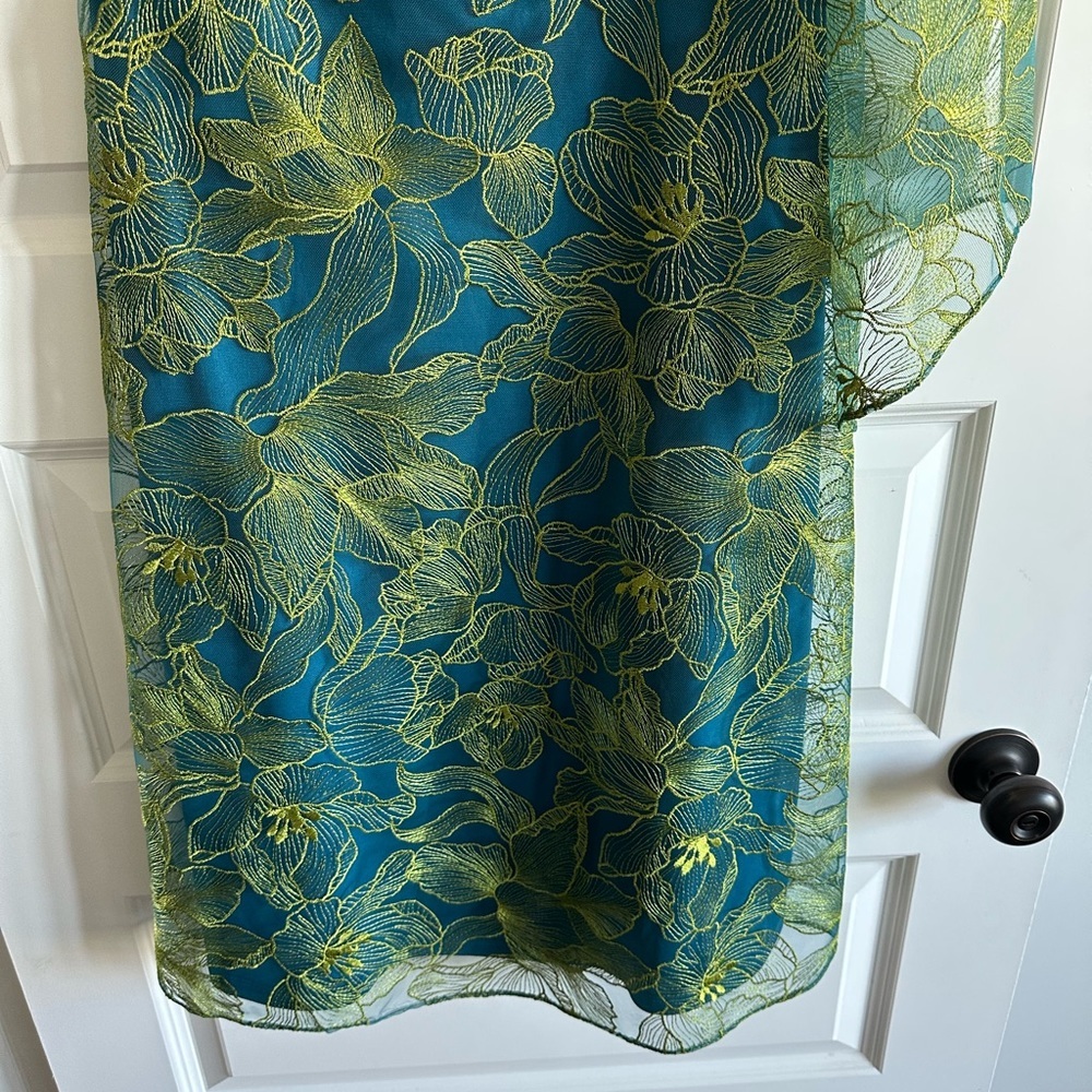 Nwot Js Collections - Asymmetric Embroidered Even… - image 5